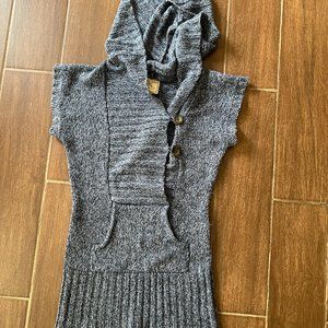 Pink Rose Hooded Sweater.